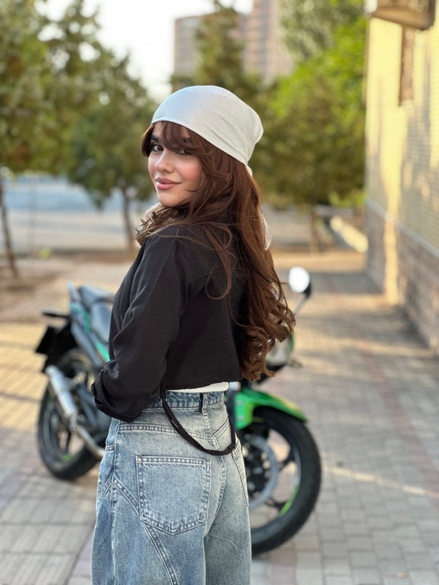 شومیز کراپی پشت بند دار