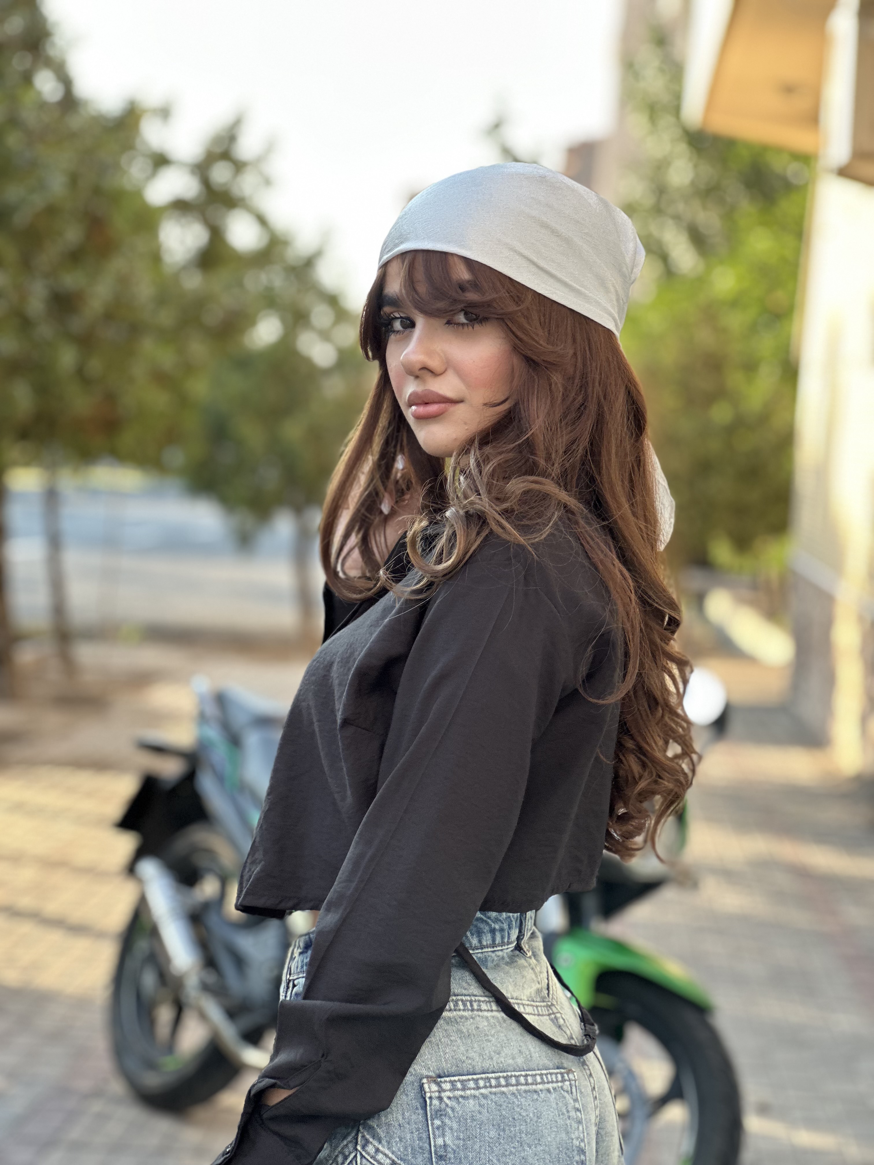 شومیز کراپی پشت بند دار